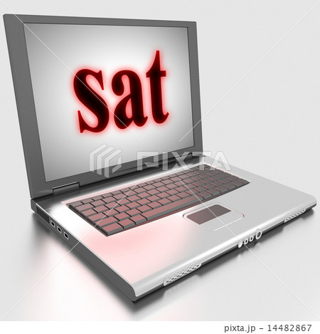 sat word on laptop sat word on laptop 14482867