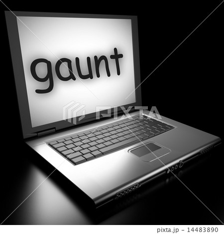 gaunt word on laptop 14483890