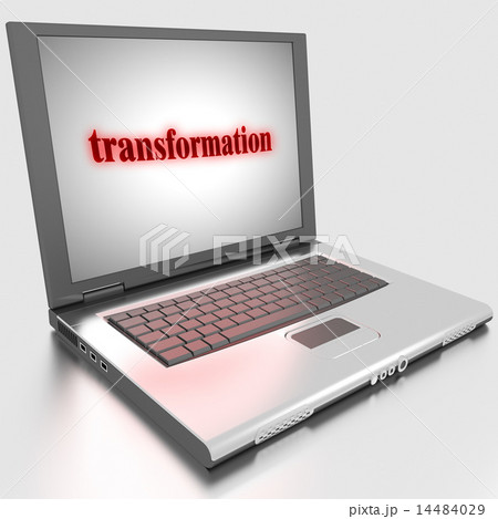 transformation word on laptop 14484029