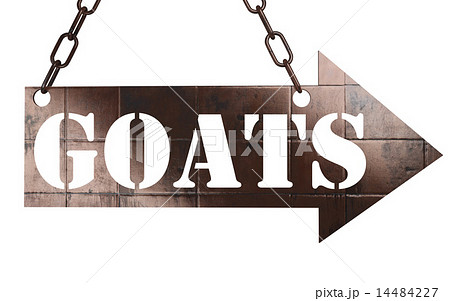 goats word on metal pointer 14484227