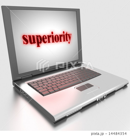 superiority word on laptop 14484354