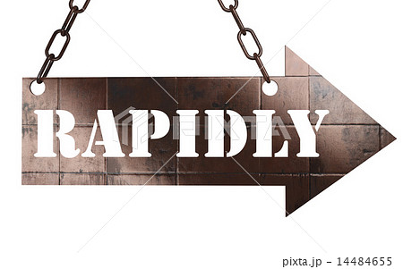 rapidly word on metal pointer 14484655