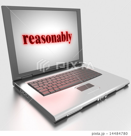 reasonably word on laptop 14484780