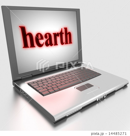 hearth word on laptop 14485271