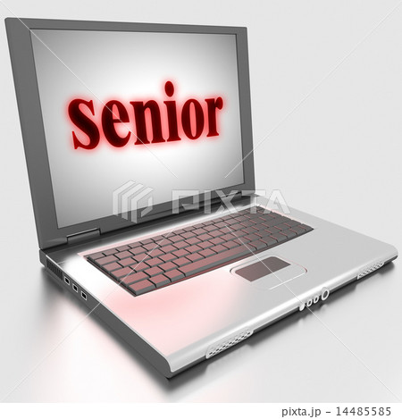 senior word on laptop senior word on laptop 14485585