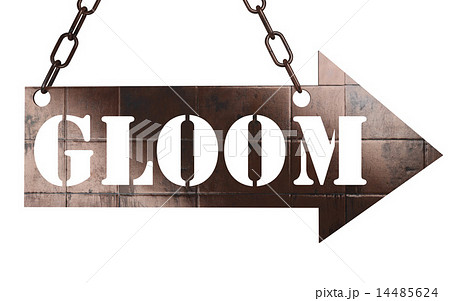 gloom word on metal pointer 14485624