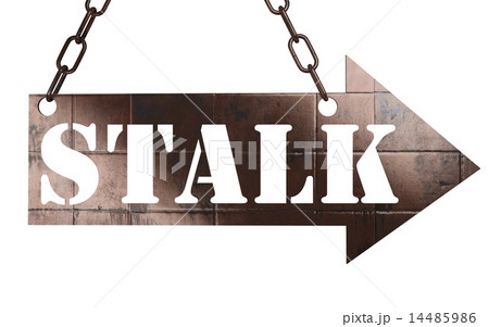 stalk word on metal pointer 14485986