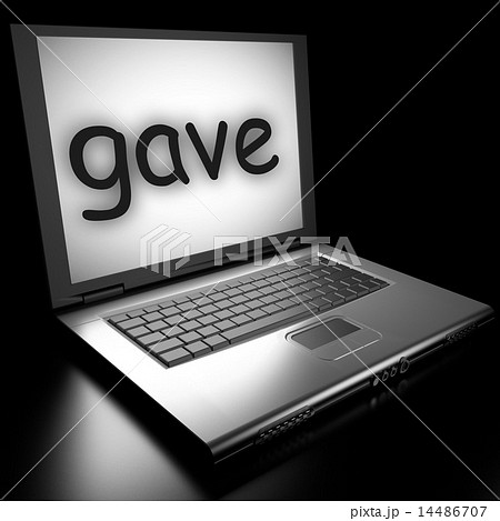 gave word on laptop 14486707