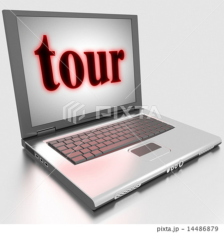 tour word on laptop 14486879