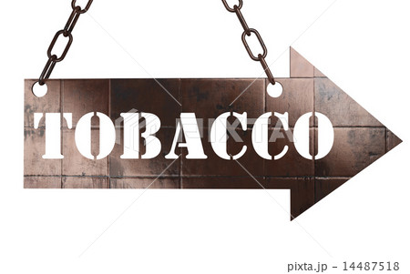 tobacco word on metal pointer tobacco word on metal pointer 14487518