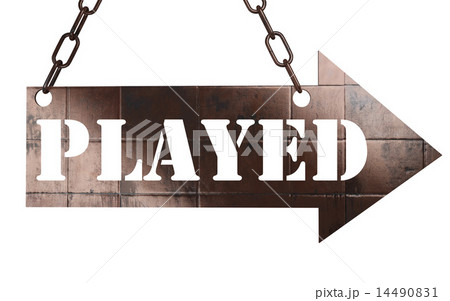 played word on metal pointer played word on metal pointer 14490831