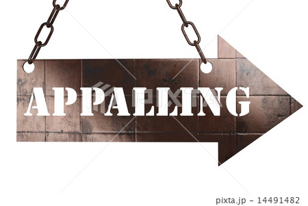 appalling word on metal pointer appalling word on metal pointer 14491482