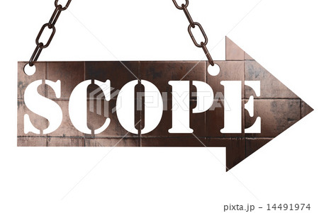 scope word on metal pointer scope word on metal pointer 14491974