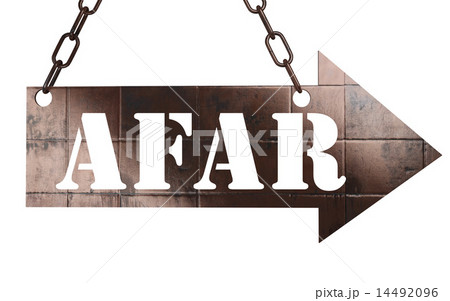afar word on metal pointer 14492096