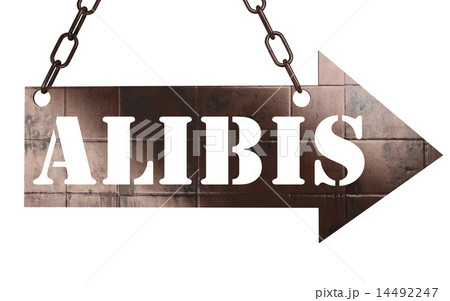 alibis word on metal pointer alibis word on metal pointer 14492247
