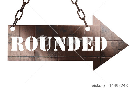 rounded word on metal pointer 14492248