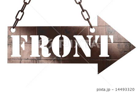 front word on metal pointer front word on metal pointer 14493320