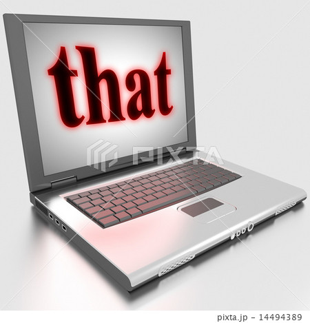 that word on laptop 14494389
