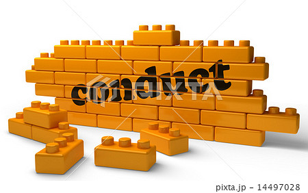 conduct word on yellow brick wall 14497028