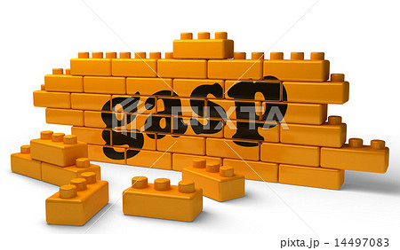 gasp word on yellow brick wall 14497083