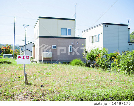 売土地の看板 14497179