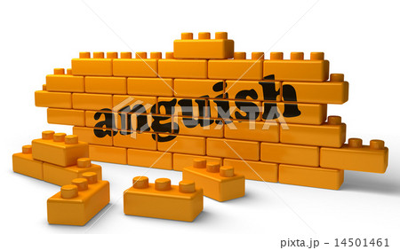 anguish word on yellow brick wall anguish word on yellow brick wall 14501461