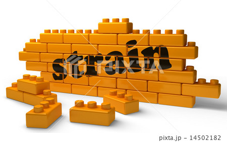 strain word on yellow brick wall strain word on yellow brick wall 14502182