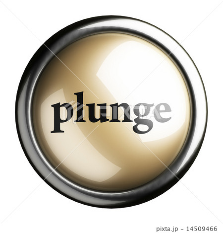 plunge word on isolated button plunge word on isolated button 14509466