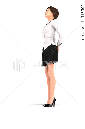 perming 空を見つめる女性 14513505