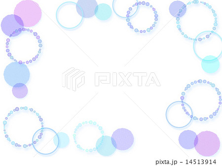 水玉フレームのイラスト素材 14513914 Pixta