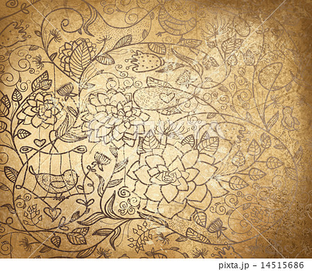 Vector floral pattern background. Vector floral pattern background. 14515686