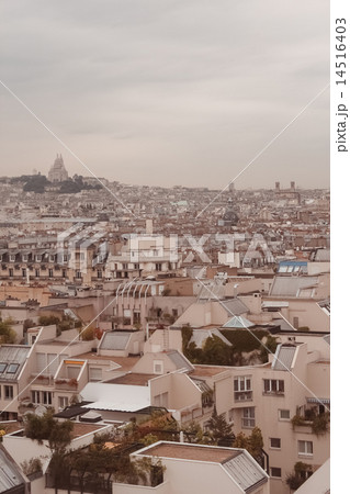 Paris. View of the city roofs. 14516403