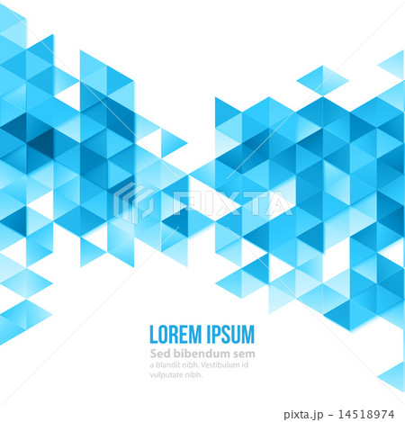 Abstract polygonal triangles poster. Abstract polygonal triangles poster. 14518974