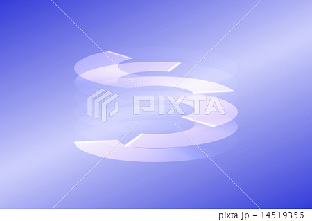 円_背景斜め_青 14519356