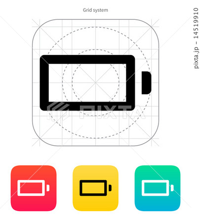Empty charge battery icon. Vector illustration. 14519910