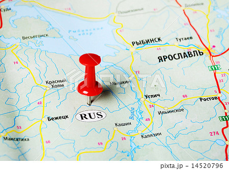 Russia  map 14520796