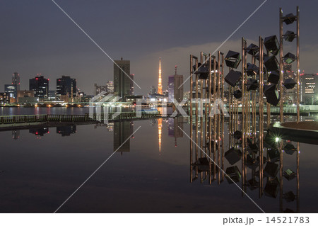 東京タワーと湾岸風景 14521783