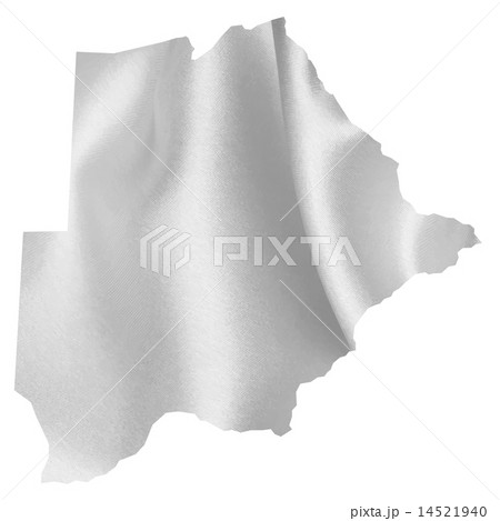 ボツワナ　地図　シルク 14521940