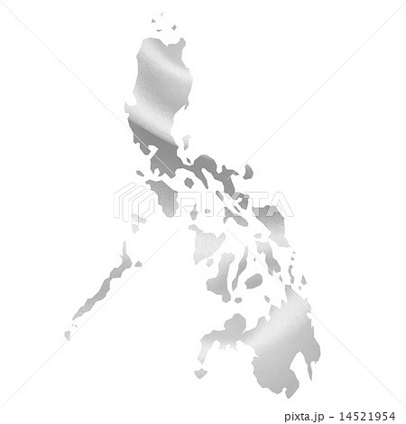 フィリピン 地図 シルクのイラスト素材