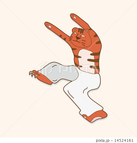 animal dancing cartoon theme elements animal dancing cartoon theme elements 14524161