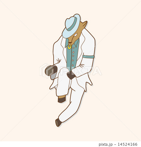 animal dancing cartoon theme elements 14524166
