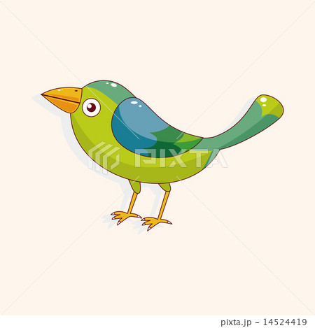 bird cartoon theme elements vector,eps 14524419