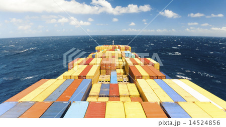 Container Ship at Sea Container Ship at Sea 14524856