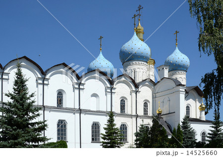 Kazan Kremlin, fragment of Annunciation Cathedral Kazan Kremlin, fragment of Annunciation Cathedral 14525660