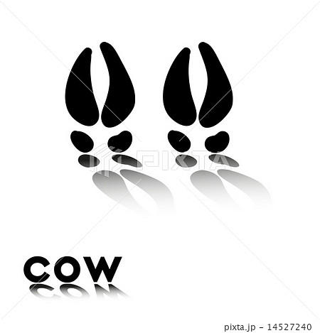 Cow S Paw Printsのイラスト素材