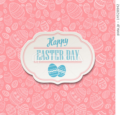 Easter greeting card. Holiday typography 14528942