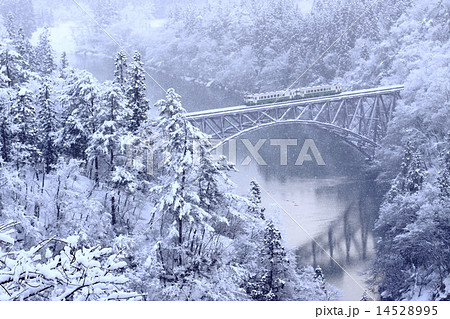 冬の只見線 14528995