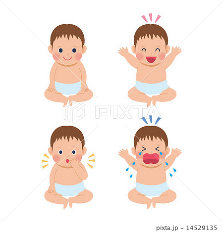 赤ちゃん イラストのイラスト素材