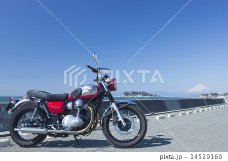 オートバイと湘南の海 オートバイと湘南の海 14529160