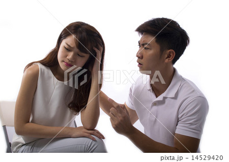 Unhappy Young Couple 14529420